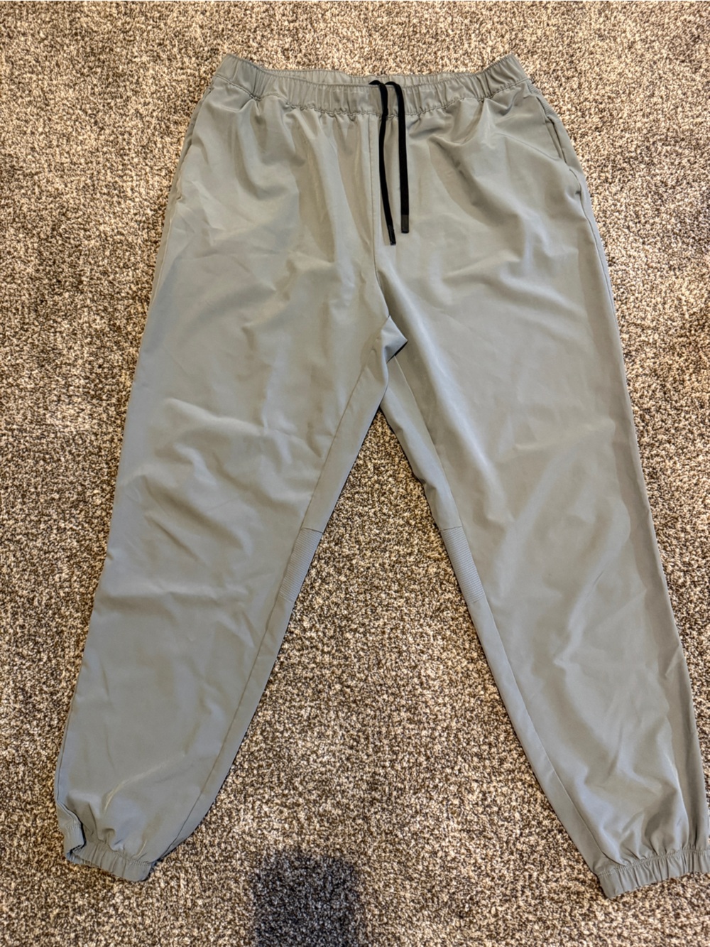 GAP Men's Light Gray Jogger Sweatpants with Drawstring